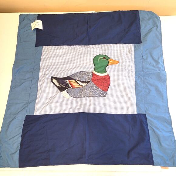Duck Mallard Wall Hanging Handmade Adorable 33 x 34.5 - Picture 1 of 9